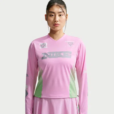 Nike Women's Swift Long-sleeve Running Top In Pink