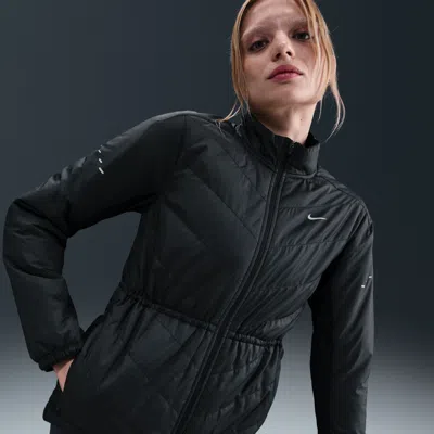Nike Women's Swift Therma-fit Running Jacket In Black