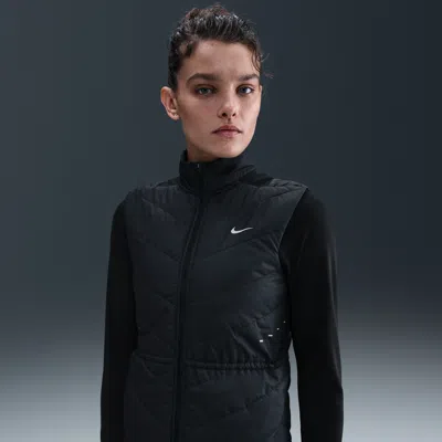 Nike Women's Swift Therma-fit Running Vest In Black