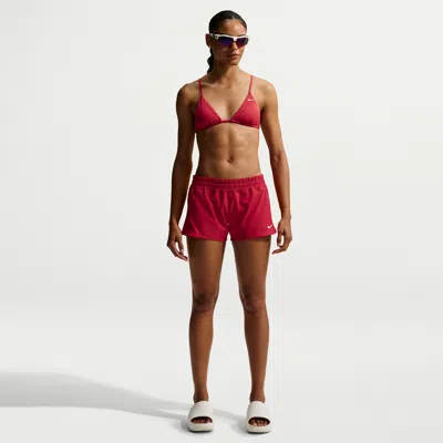 Nike Women's Swim Breaker Volley Cover-up Short In Red