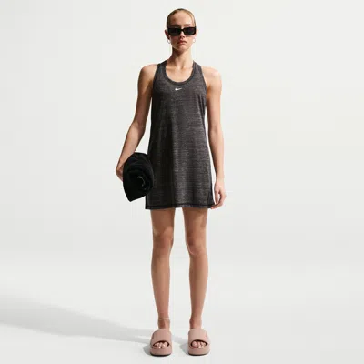 Nike Women's Swim Cover-up Dress In Black