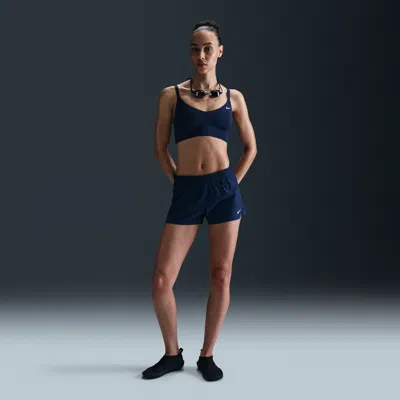 Nike Women's Swim Cover-up Shorts In Blue