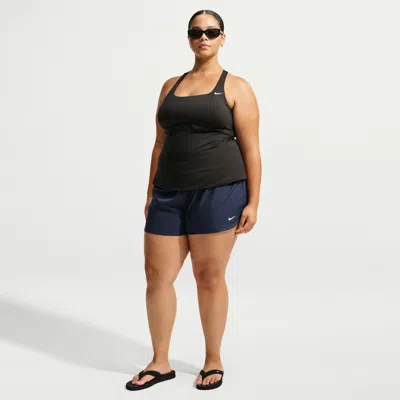 Nike Women's Swim Effortless Essential Swim Boardshort (plus Size) In Blue