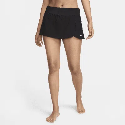 Nike Plus Size Element Swim Boardskirt In Black