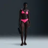 Nike Women's Swim Essential Hipster Bikini Bottom In Pink