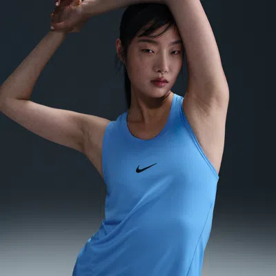 Nike Women's Swim Essential Tank Top In Blue