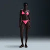 Nike Women's Swim Essential Tie-string Bikini Bottom In Pink