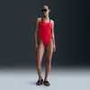 Nike Women's Swim Fusion Hydralock Racerback One-piece In Red