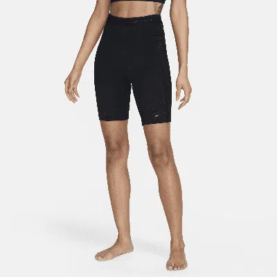 Nike Women's Swim Hydralock Fusion 9" Kick Shorts In Black