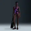 Nike Women's Swim Hydrastrong Fastback One-piece In Black