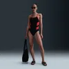 Nike Women's Swim Hydrastrong Racerback One-piece In Red