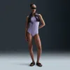 Nike Women's Swim Hydrastrong U-back Low-leg One-piece In Purple