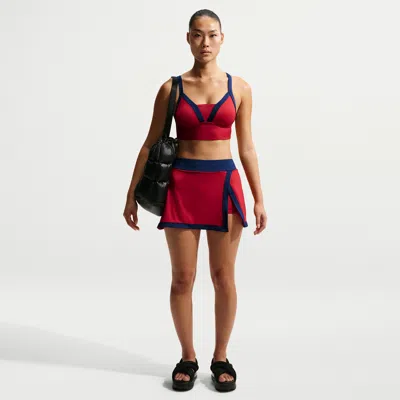 Nike Women's Swim Swim Skirt In Red