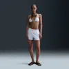 Nike Jacquard Terry Triangle Bikini Top In White