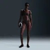 Nike Women's Swim Swoosh Link Terry Hipster Bikini Bottom In Brown