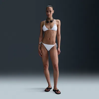 NIKE WOMEN'S SWIM SWOOSH LINK TERRY TIE-STRING BIKINI BOTTOM,1015791228