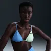 Nike Women's Swim Triangle Bikini Top In Blue