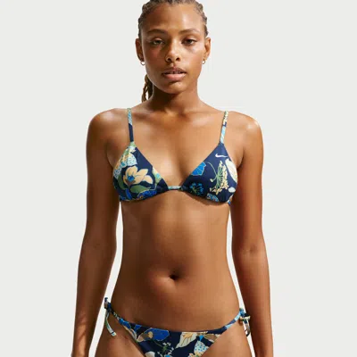 Nike Women's Swim Triangle Bikini Top In Multi