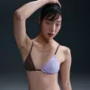 Nike Women's Swim Triangle Bikini Top In Purple