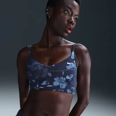 Nike Women's Swim V-neck Midkini In Blue