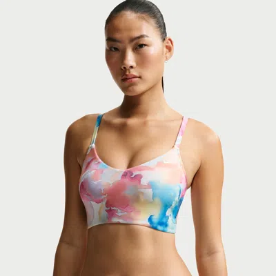 Nike Women's Swim V-neck Midkini In Multi