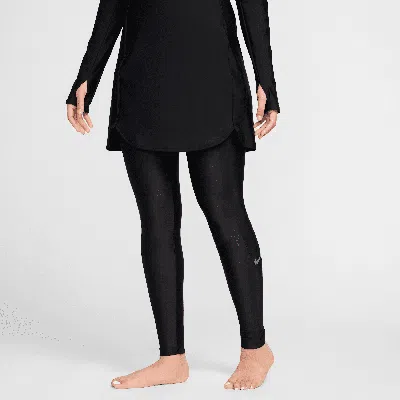 Nike Women's Swim Victory Slim Leggings In Black