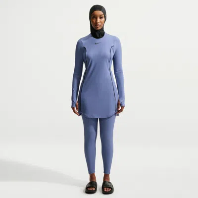 Nike Women's Swim Victory Swim Slim Legging In Purple