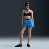 Nike Women's Swim Voyage Cover-up Shorts In Blue