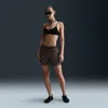 Nike Women's Swim Voyage Cover-up Shorts In Brown