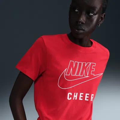 Nike Women's Swoosh Cheer T-shirt In Red