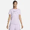 Nike Women's Swoosh Fly Dri-fit Graphic T-shirt In Purple