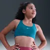 Nike Kids' Women's Swoosh Girls' Sports Bra In Blue