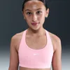 Nike Kids' Women's Swoosh Girls' Sports Bra In Pink