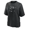 Nike Women's Swoosh Golf Boxy T-shirt In Black