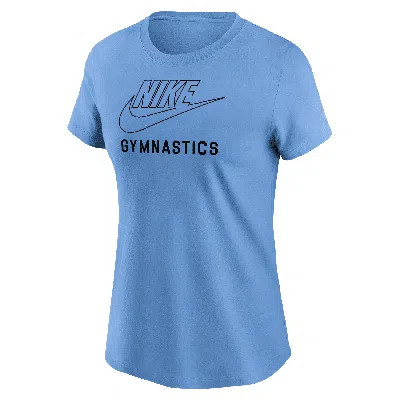 Nike Women's Swoosh Gymnastics T-shirt In Blue