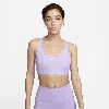 Nike Women's Swoosh Light Support Non-padded Sports Bra In Purple