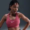 Nike Women's Swoosh Medium Support Padded Sports Bra In Pink