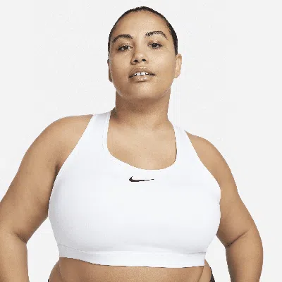NIKE WOMEN'S SWOOSH MEDIUM SUPPORT PADDED SPORTS BRA (PLUS SIZE),1012477834