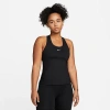 Nike Swoosh Bra Tank In Black/black/white
