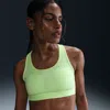 Nike Dri-fit Swoosh Medium Support Padded Sports Bra In Green