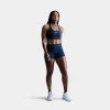 Nike Women's Swoosh Medium Support Sports Bra In Armory Navy/white