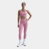 Nike Women's Dri-fit Indy Support Sports Bra In Elemental Pink/white