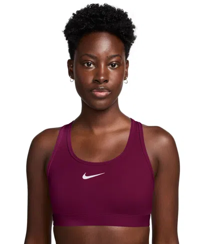 Nike Women's Swoosh Padded Sports Bra In Multi