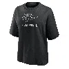 Nike Women's Swoosh Pickleball Boxy T-shirt In Black