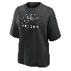 Nike Women's Swoosh Soccer Boxy T-shirt In Black