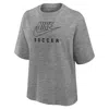 Nike Women's Swoosh Soccer Boxy T-shirt In Grey