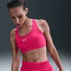 Nike Women's Swoosh  Support Padded Sports Bra In Red