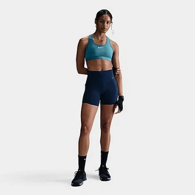 Nike Women's Swoosh Support Sports Bra In Multi