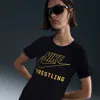 Nike Women's Swoosh Wrestling T-shirt In Black
