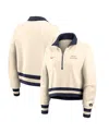 Nike Tan Auburn Tigers Legacy Half-zip Sweatshirt In Brown